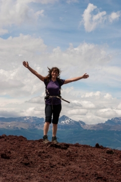  Flor en la cumbre!