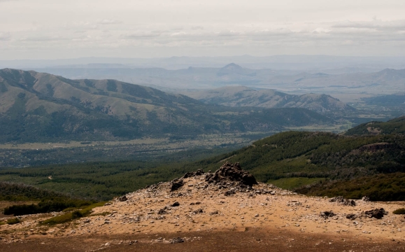 Hermosas panorámicas desde la cumbre...